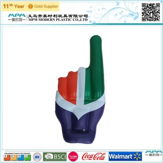 PVC Inflatable Cheering Finger for Football Fans