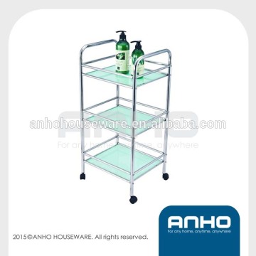 Accessories of stainless steel 3-tier glass storage rack