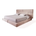 Conjunto de móveis de designer de cama de casal moderno italiano