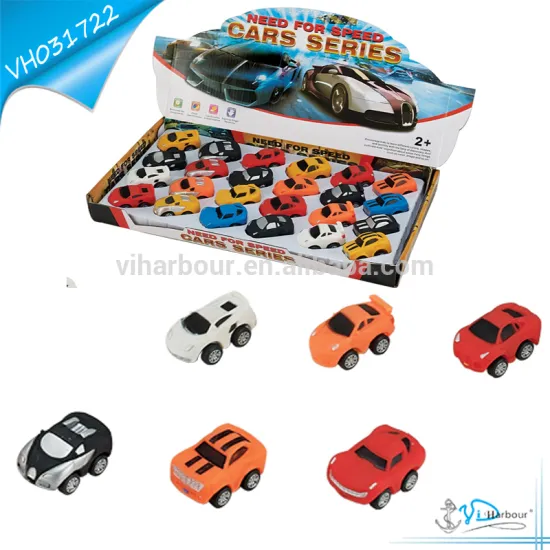 Vinyl Pull Back Toy Mini Car