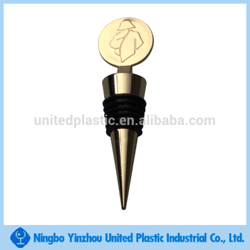 Electroplate wine stopper