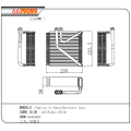 96435892 TONGSHI Hot Selling AC Evaporator Compatible with Pontiac G3 Base / Chevrolet Aveo