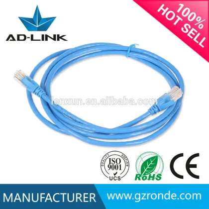 Ethernet lan network cable grey patch cord UTP cat5e cable 3m