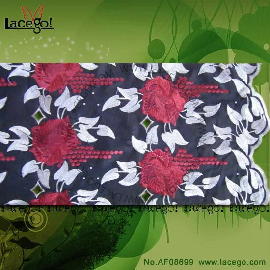 High Quality Cotton Big Swiss Voile Lace