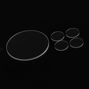 Wafer in vetro in fluoro di calcio CAF2 da 4 pollici di spessore 0,5 mm