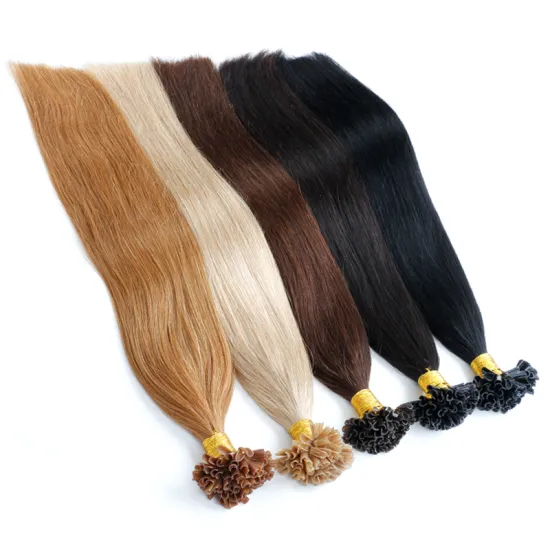 Xuchang Factory Price 20 inch Brazilian Pre-bonded Nail U Tip Hair Extension in Body Wave Style