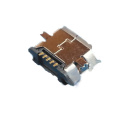 Micro USB 5P-uttag SMT med post