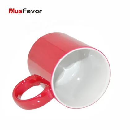 Custom Color Changing Magic Coffee Mug - MBS11-R Red Heat Sensitive Mug