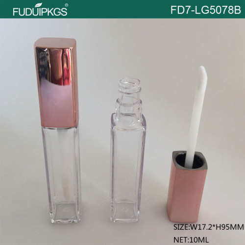 10ML leeres quadratisches Lipgloss-Behälter-Rohr