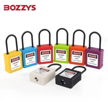 BOZZYS OEM Custom Loto Isolation Safety Lockout Padlock with Master Key for Industrial Use