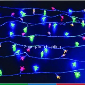 Star string light with controller flashing effect