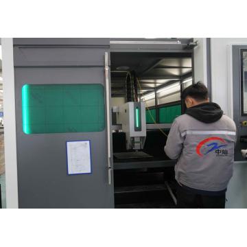 Top fiber laser cutting machine