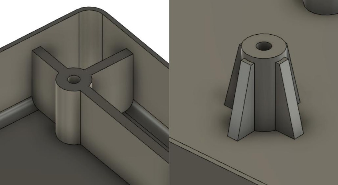 Use Ribs Instead of Making the Boss Extremely Thick