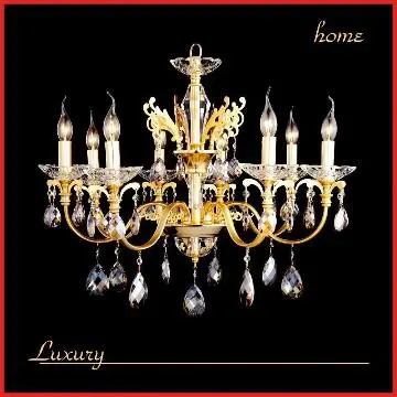 modern blown glass chandelier