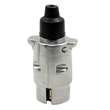 N Type 12V 7 Pin Copper Contact Trailer Plug with Aluminum Connector