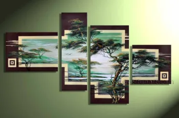 African Landscape Canvas Painting (AR-012)