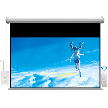 Motorized 16:9 100 Inches Electric Screen for All LED LCD DLP Laser Projectors