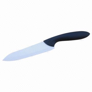 Ceramic Knife, Zirconium Blade, 90 Degrees Hardness Blades, ABS + TPR Handle in Any Color
