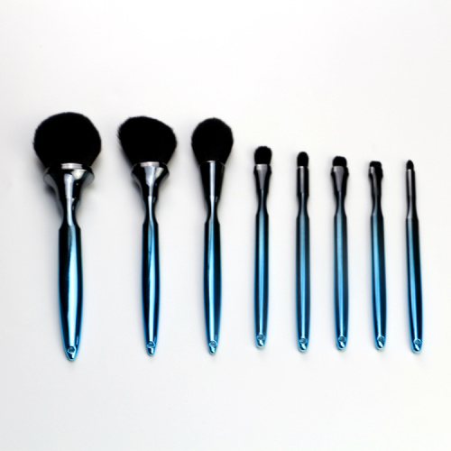 8pcs Plastik personaliséiert Faarf MakeUp Pinsel Sets