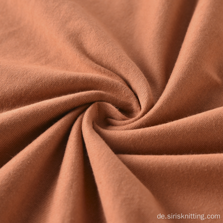 100% Bio-Baumwolle Jersey Plain Dyed Fabric