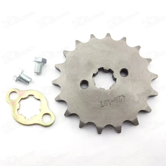 428 18 Tooth 17mm ID Front Engine Sprocket For GPX SSR SDG Pit Dirt Bikes