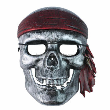 2021 Wholesale Halloween Plastic Masquerade Party Mask - Skull Pirate Mask