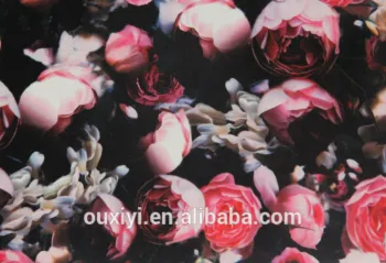 weft knitting velboa bonded PU super soft printing high-quality fabric