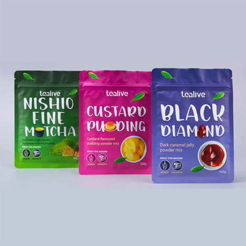 PE 비닐 봉지가있는 맞춤형 스탠드 업 Ziplock 파우치