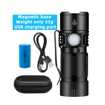 Su geçirmez 5W XPG2 LED Cep EDC Mini Alüminyum Torch Işık