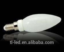 CE ROHS standard 360 degree dimmable C35 3W LED candle light E14 made in China