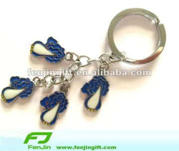 vegetable logo metal keychain