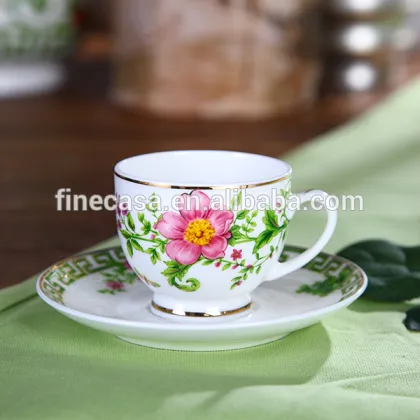 100CC Elegant Fine Bone China Antique Chinese Porcelain Tea Cup of In April