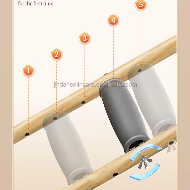 Young & Elderly Anti-Slip Double Crutches Medical Walking Aid for Armpit & Fracture Rehabilitation Young People's Walking Stick5