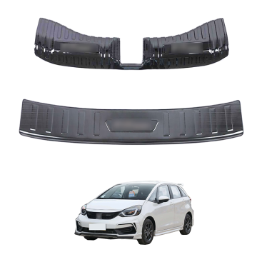 OEM ABS สแตนเลสสตีลคาร์บอนไฟเบอร์ชิ้นส่วนตกแต่งสำหรับปี 2021 Honda Fit/Jazz Tailgate Guard Plate