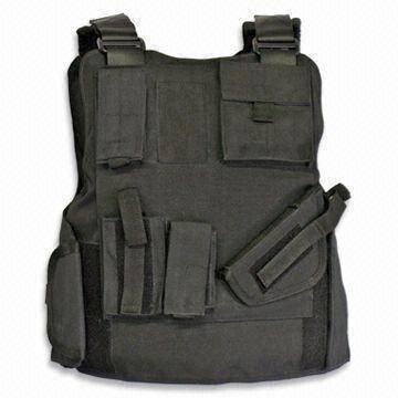 Military/Camouflage Vest with PU Waterproof Coating and High Strength Sewing Technology