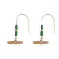 Simple and stylish earrings for irregular rock eardrop