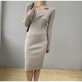 Women's Bodycon Knit Midi Dress Pullover