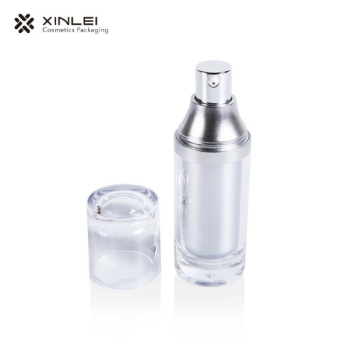 Bouteille en plastique sans air de diamant de 30 ml pour la lotion