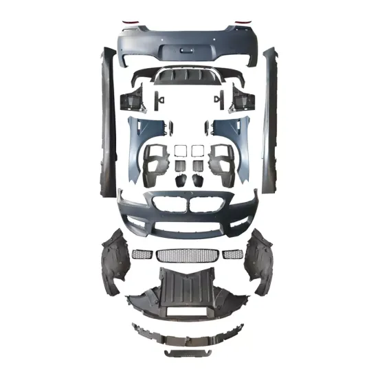 6 Series F06 to M6 Style Body Kits - Front Rear Bumper Side Skirts PP Material