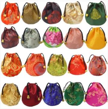 Various colours jewelry gift pouch