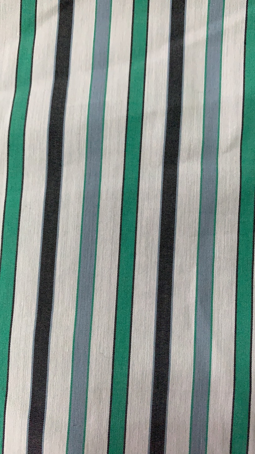 80s Cotton Yarn Dyed Shirt Fabric