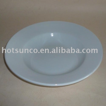 porcelain soup plate