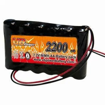 7.2V TAA 2,200mAh Ni-MH Battery Pack for Cordless Phone and Other Products