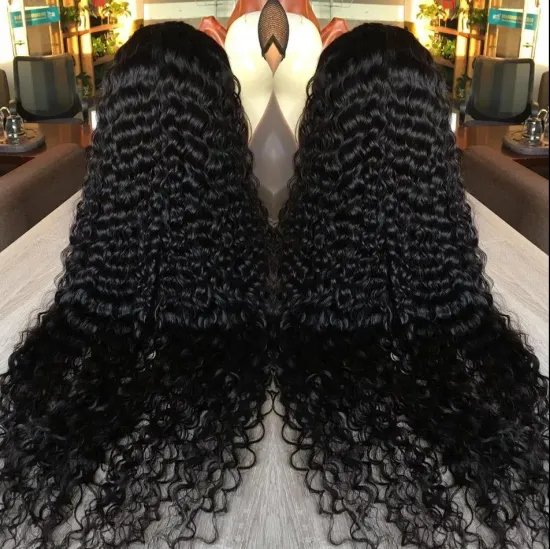 Alibaba 250% density long thick lace wigs for small heads jerry curl brazilian human hair extension vendors weaves and  wigs
