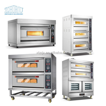 Big Size Gas/Electric Industrial Bakery Oven with 2-Deck 4-Tray Economy Set for Pizza and Bread Baking in Restaurants