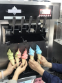 Vijf smaken Rainbow Soft Ice Cream Machine 2023