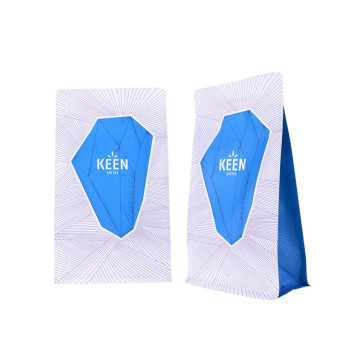 Sacos de papel Kraft compostáveis ​​Embalagem de sacos de café