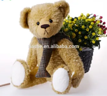 China hot selling minion cute soft bowknot bear christmas candy toy