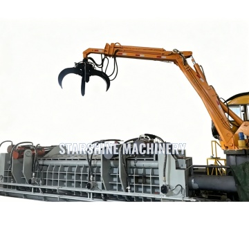 Autoverdichter Eisenballenpresse Autorecyclingmaschine