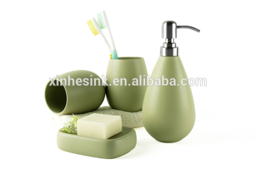 CDD Series-Water Drop Matt Glaze Ceramic/Porcelain Bathroom Set